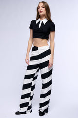 OUT OF MY SYSTEM WIDE LEG TROUSER