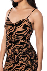 OUT OF MY WAY MIDI DRESS