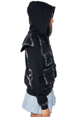 OUT OF THIS WORLD LONG SLEEVE ZIP UP HOODIE