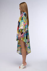 PAISLEY DREAMS PRINTED ASYMMETRICAL MIDI DRESS