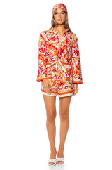 PAISLEY PLEASE TIE FRONT MINI SET