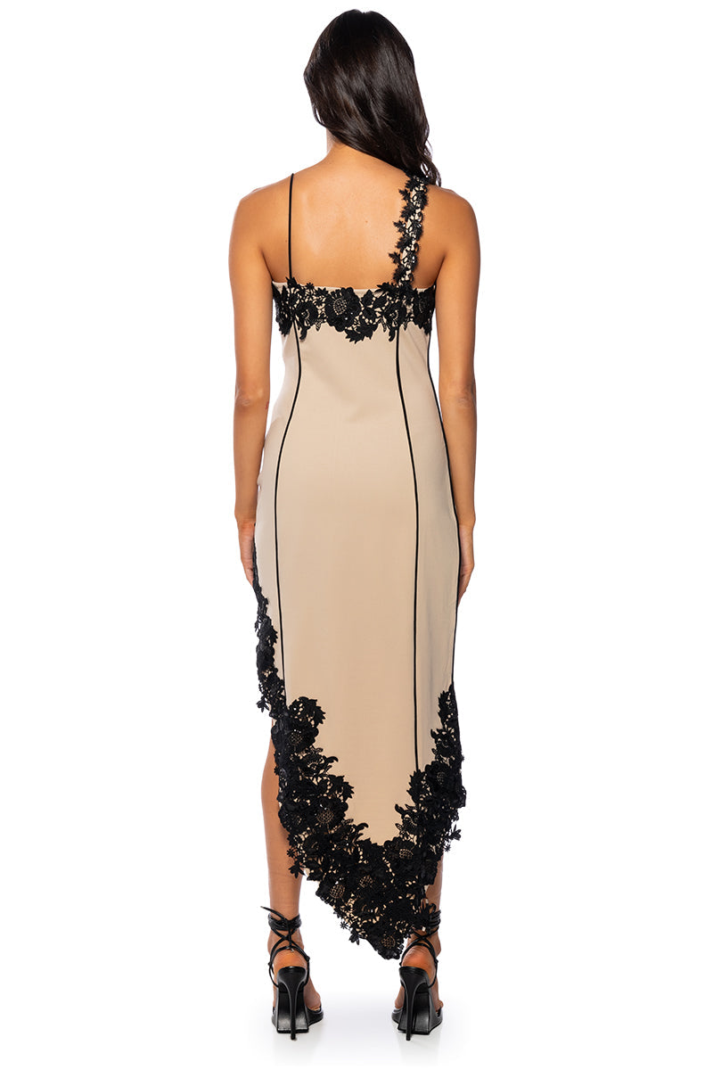 SO LUXE FLORAL MIDI DRESS