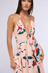 PARADISE FLORAL MAXI DRESS