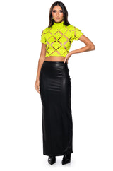 PARALLEL DIMENSIONS CROPPED SWEATER