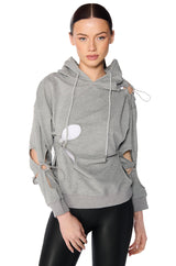 PARKER CUT OUT HOODIE