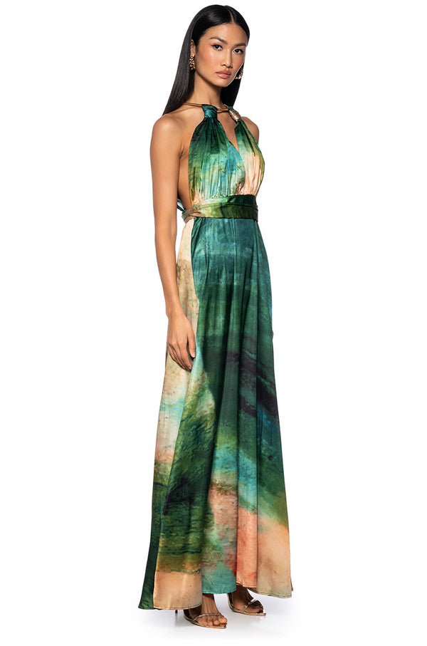 PARKER DEEP V MAXI DRESS