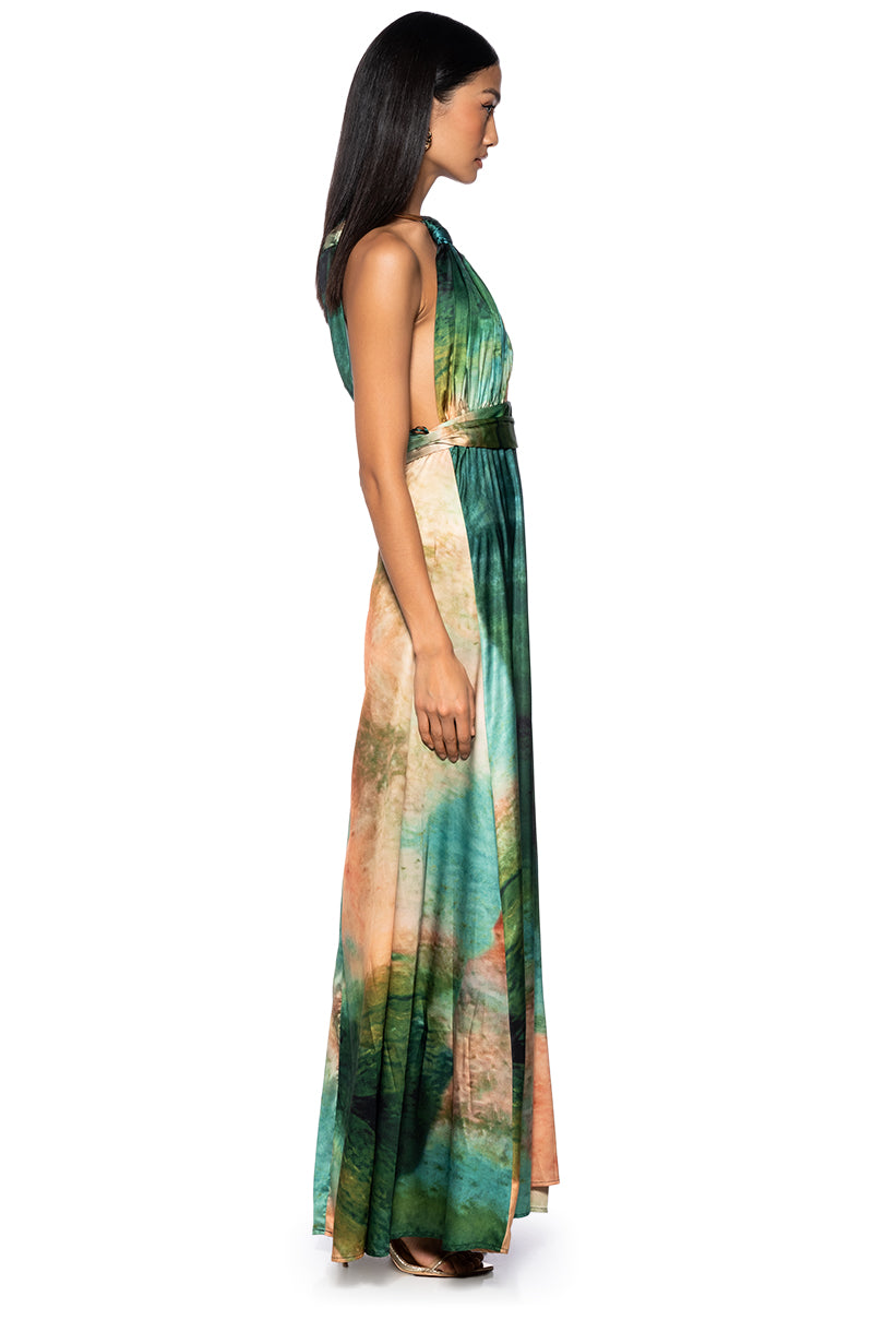 PARKER DEEP V MAXI DRESS