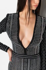 PART TIME LOVER FULL BEADED BANDAGE DRESS