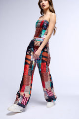 PATCHWORK QUILTED CORSET