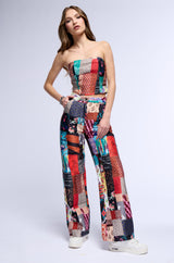 PATCHWORK QUILTED CORSET