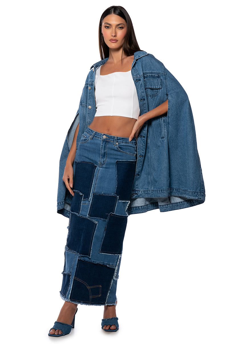 PAXTON CLARA SCOOP NECK CROP BASIC TANK