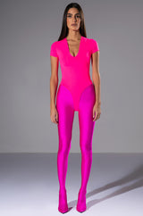 PAXTON DEEP V SHORT SLEEVE BODYSUIT