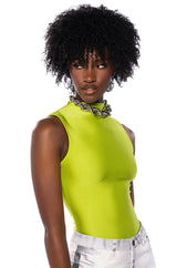 PAXTON DISCO SLEEVELESS BODYSUIT