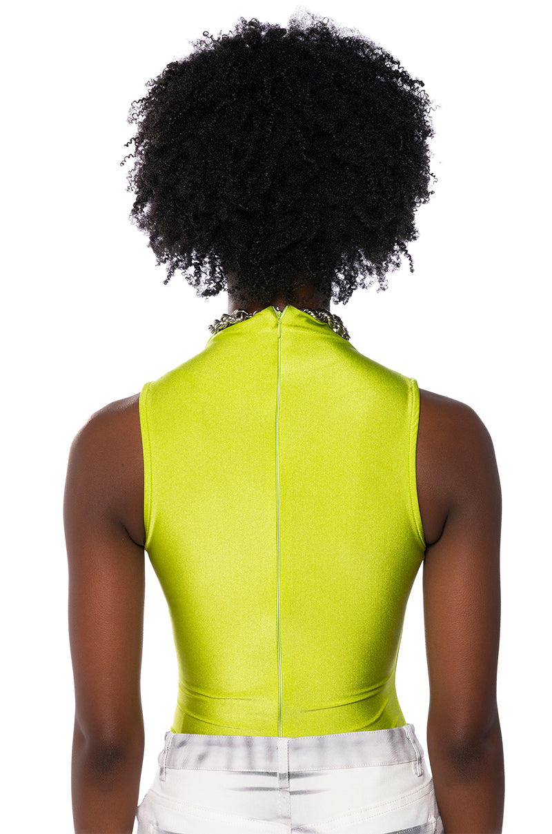 PAXTON DISCO SLEEVELESS BODYSUIT
