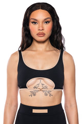 PAXTON LUXE REVERSIBLE CONTRAST TRIM BRALETTE