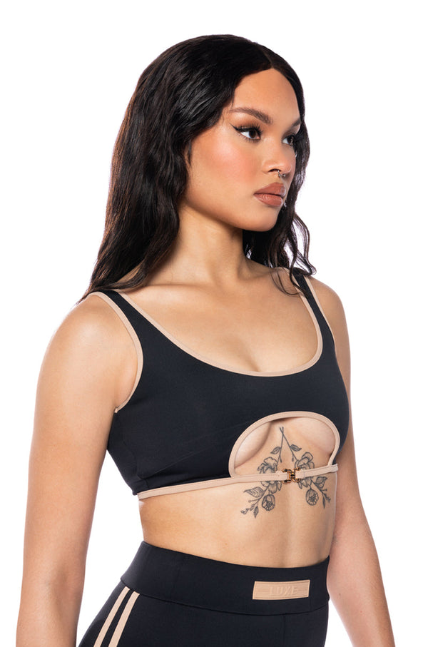 PAXTON LUXE REVERSIBLE CONTRAST TRIM BRALETTE