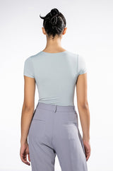 PAXTON NEW CLASSIC CREW NECK SHORT SLEEVE BODYSUIT