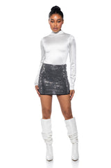 PAXTON NEW SHINE REVERSIBLE ZIP UP BODYSUIT