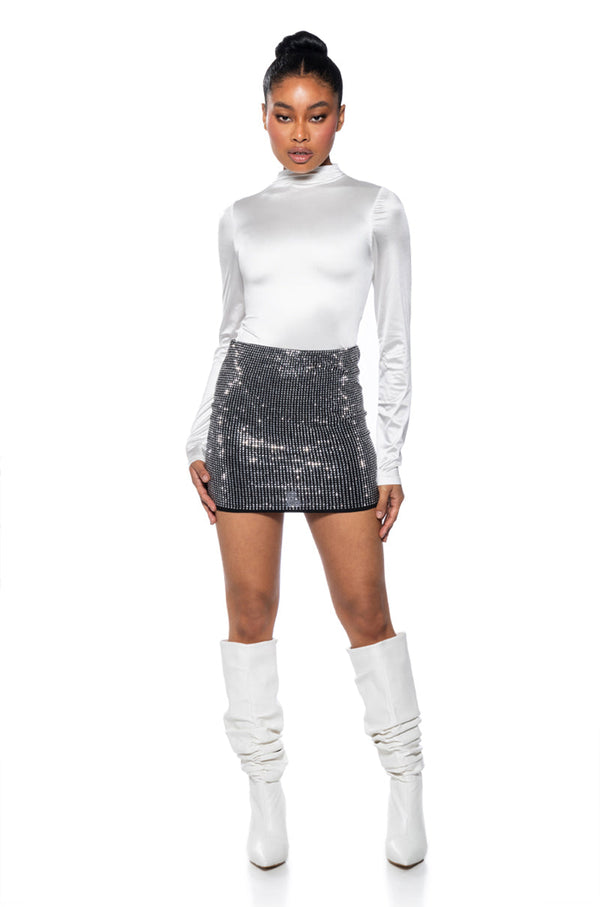 PAXTON NEW SHINE REVERSIBLE ZIP UP BODYSUIT