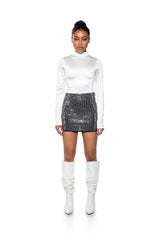 PAXTON NEW SHINE REVERSIBLE ZIP UP BODYSUIT