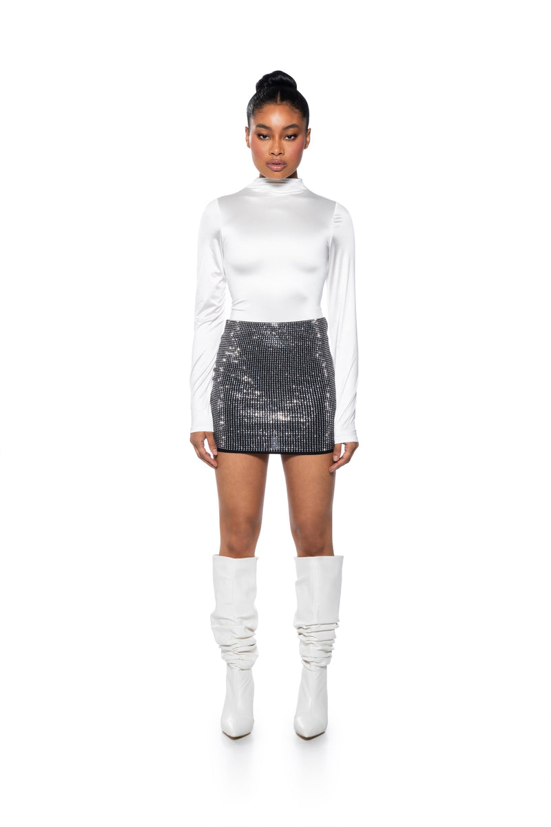 PAXTON NEW SHINE REVERSIBLE ZIP UP BODYSUIT
