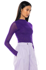 PAXTON SEXY MESH CASUAL BODYSUIT