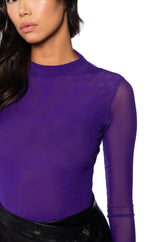 PAXTON SEXY MESH CASUAL BODYSUIT