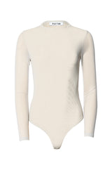 PAXTON SEXY DOUBLE MESH LONG SLEEVE BODYSUIT