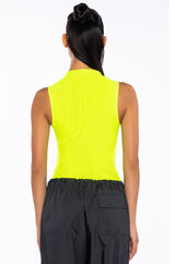 PAXTON SLEEVELESS MESH BODYSUIT