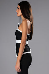 AUDREY STRAPLESS BANDAGE TOP