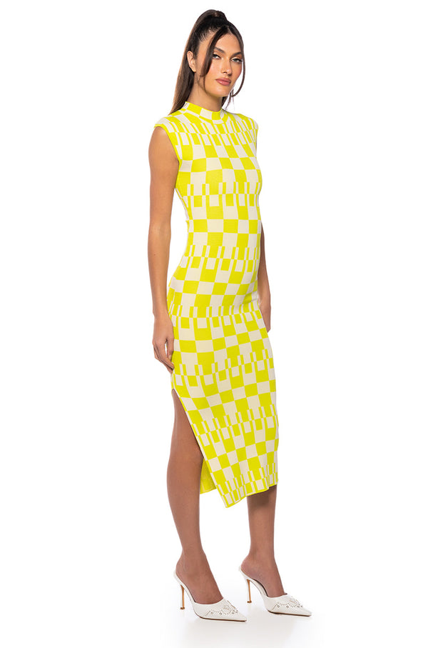 PENTHOUSE QUEEN KNIT MIDI DRESS