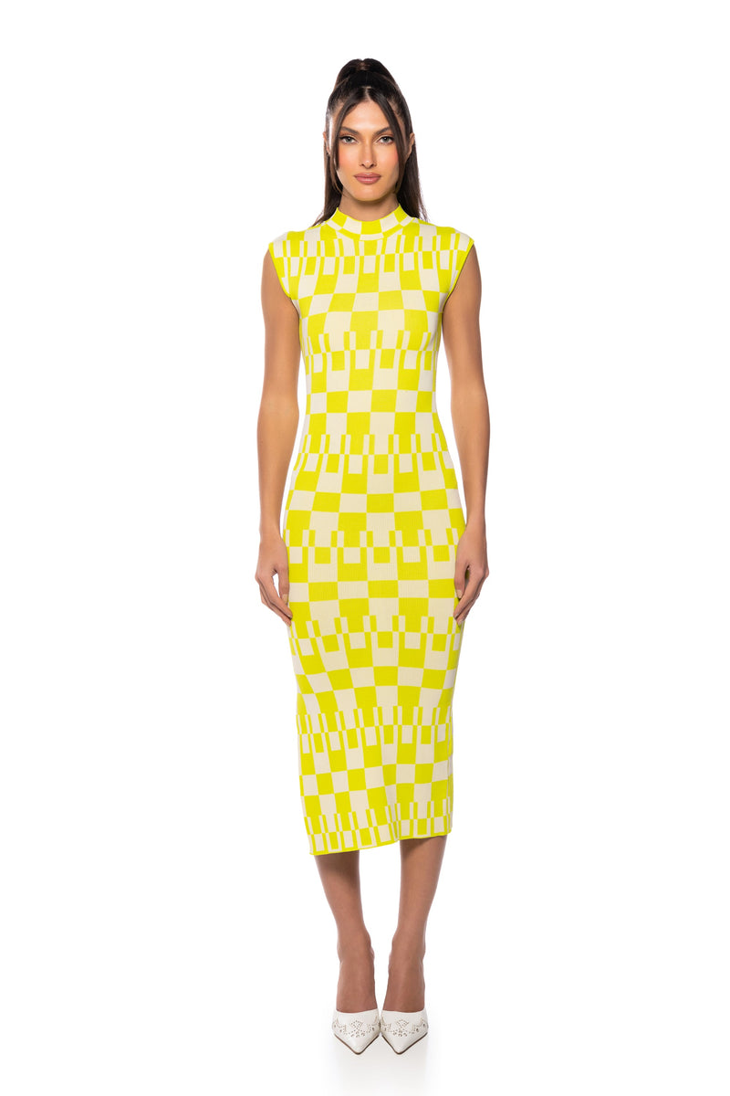 PENTHOUSE QUEEN KNIT MIDI DRESS