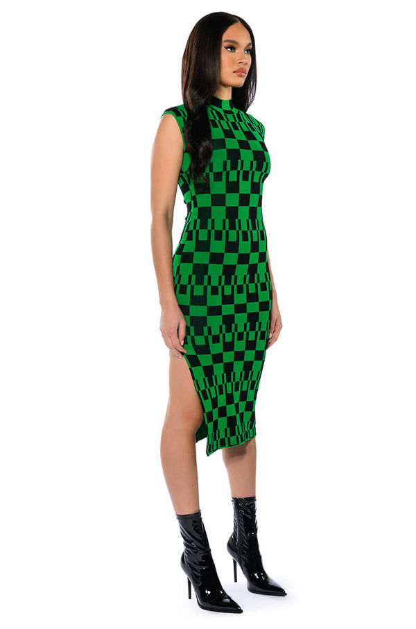 PENTHOUSE QUEEN KNIT MIDI DRESS