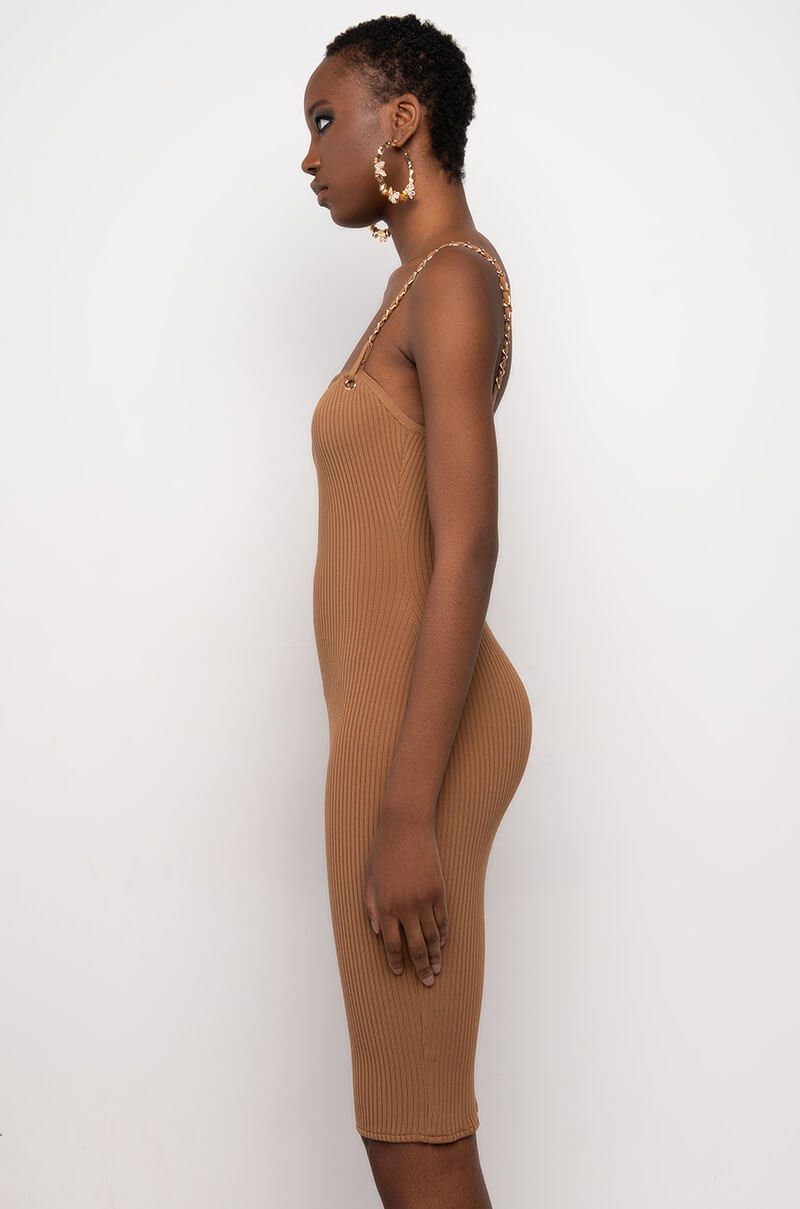 PERFECT EVERYDAY BANDAGE MIDI DRESS