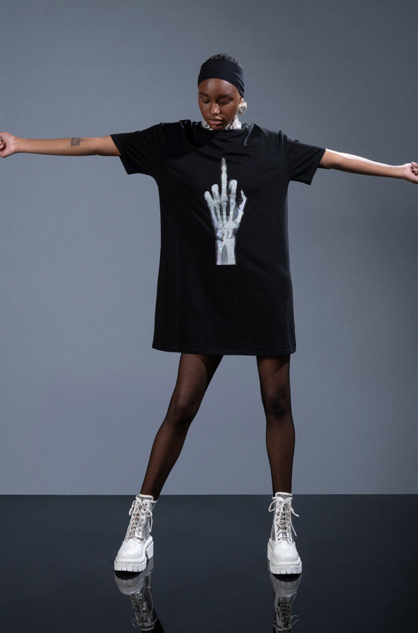 PERIODT GRAPHIC T SHIRT DRESS