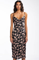 PICTURE OF CLASS SATIN SLIP DRESS