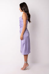 PICTURE OF CLASS SATIN SLIP DRESS