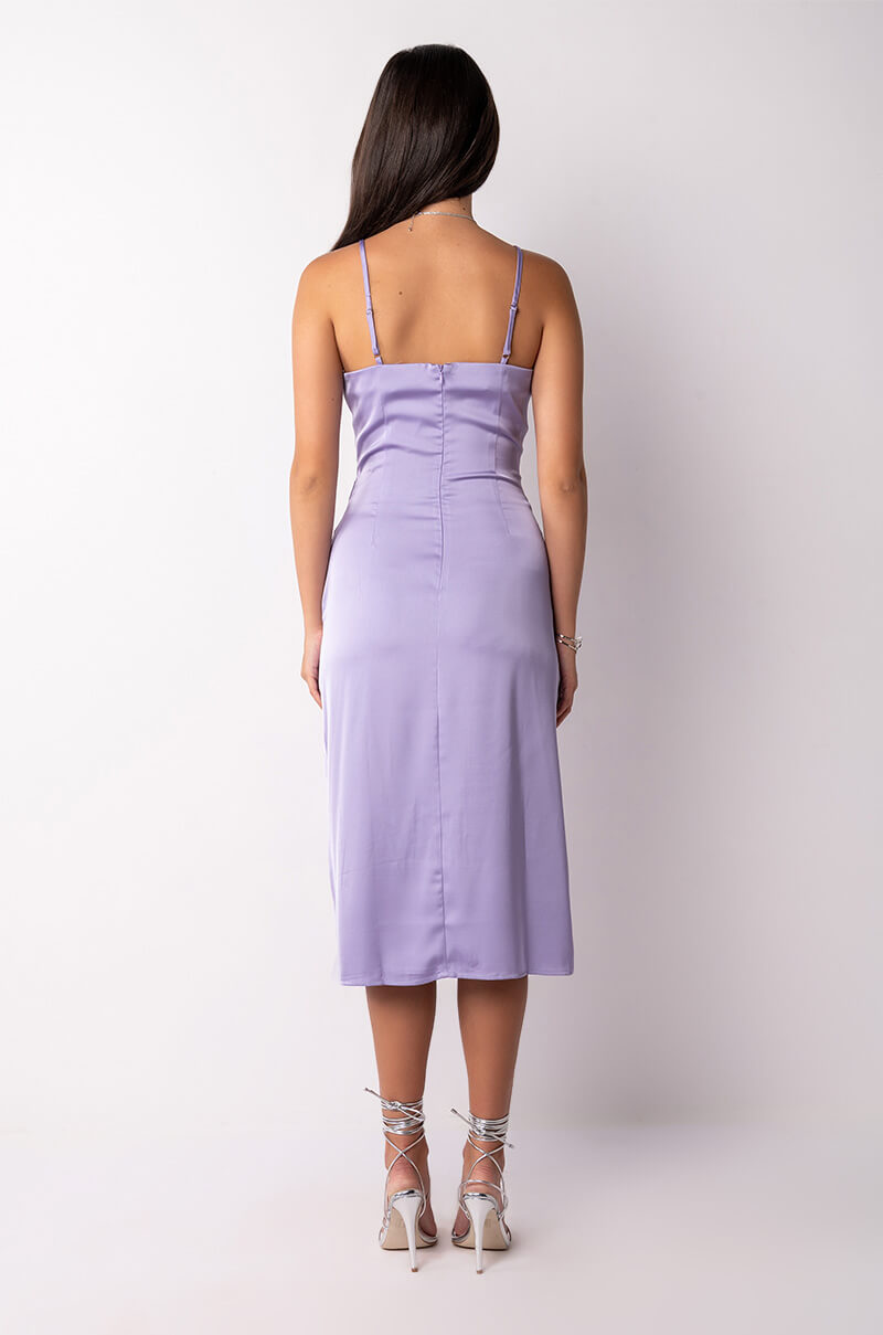 PICTURE OF CLASS SATIN SLIP DRESS