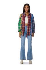 PIECE IT TOGETHER PLAID BUTTONDOWN