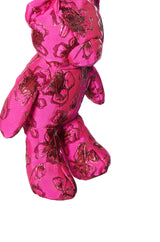 PINK BROCADE BEAR BAG