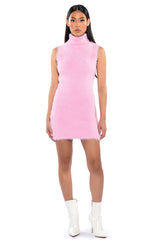 PINKY PROMISE SOFT KNIT MINI DRESS