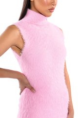 PINKY PROMISE SOFT KNIT MINI DRESS
