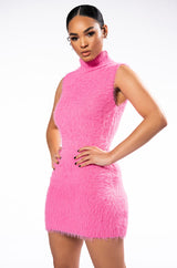 PINKY PROMISE SOFT KNIT MINI DRESS