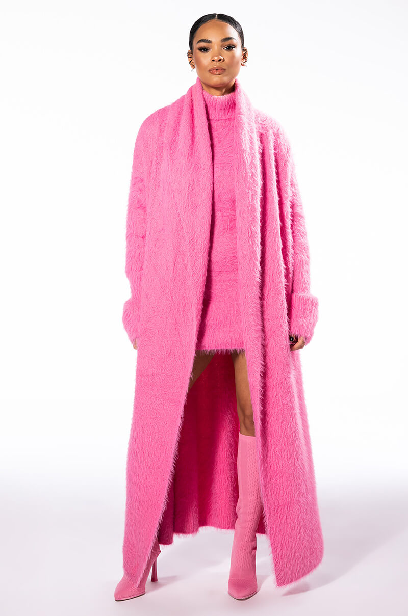 PINKY PROMISE SOFT KNIT MINI DRESS