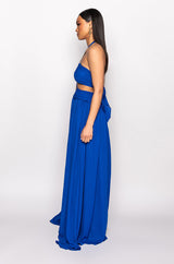 PLAY YOUR PART RIGHT MAXI DRESS WITH HIGH SLITS