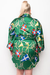 PLUS THIS WAY PLEASE BUTTON UP MINI DRESS