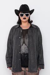 PLUS TINY DANCER RHINESTONE BLOUSE