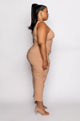 PLUS WHAT I WANT MAXI BANDAGE DRESS