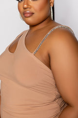 PLUS WHAT I WANT MAXI BANDAGE DRESS