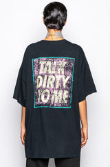 POISON GRAPHIC T SHIRT DRESS